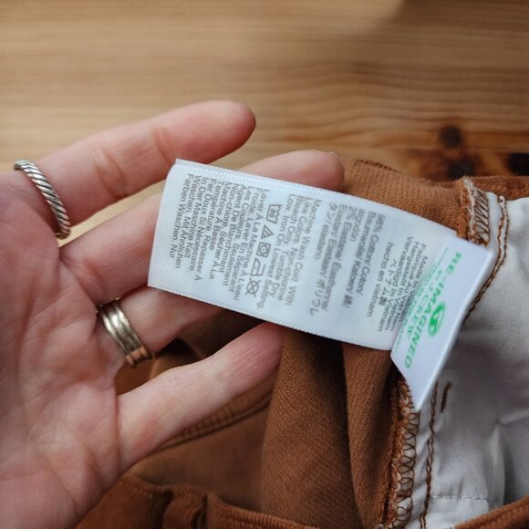 J.CREW Corduroy Full-length‎ Essential Straight Pants in tobacco size 30 - Picture 5 of 10